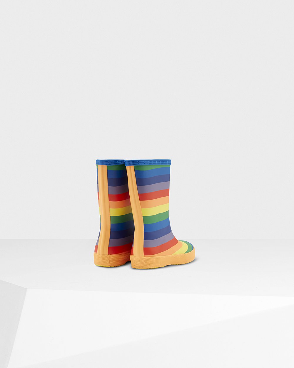 Hunter Yağmur Çizmesi Çocuk Renkli - Original First Classic Rainbow - Türkiye LD9107254